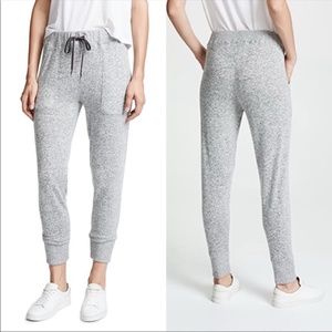 RAILS Devon Fuzzy Grey Jogger Sweat Pants L